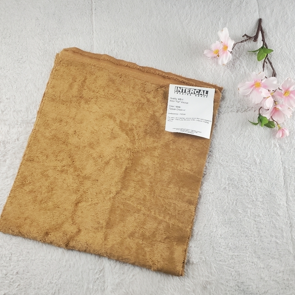 Intercal Trading Group Viscose Fabric Flat Piece Tuscan Chestnut